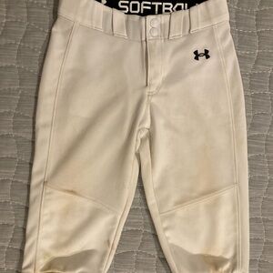 Under Armour Kids White Athletic Pants